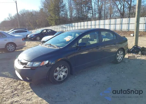 2009 Honda Civic Lx z USA, uszkodzony, nr VIN 1HGFA16569L019505